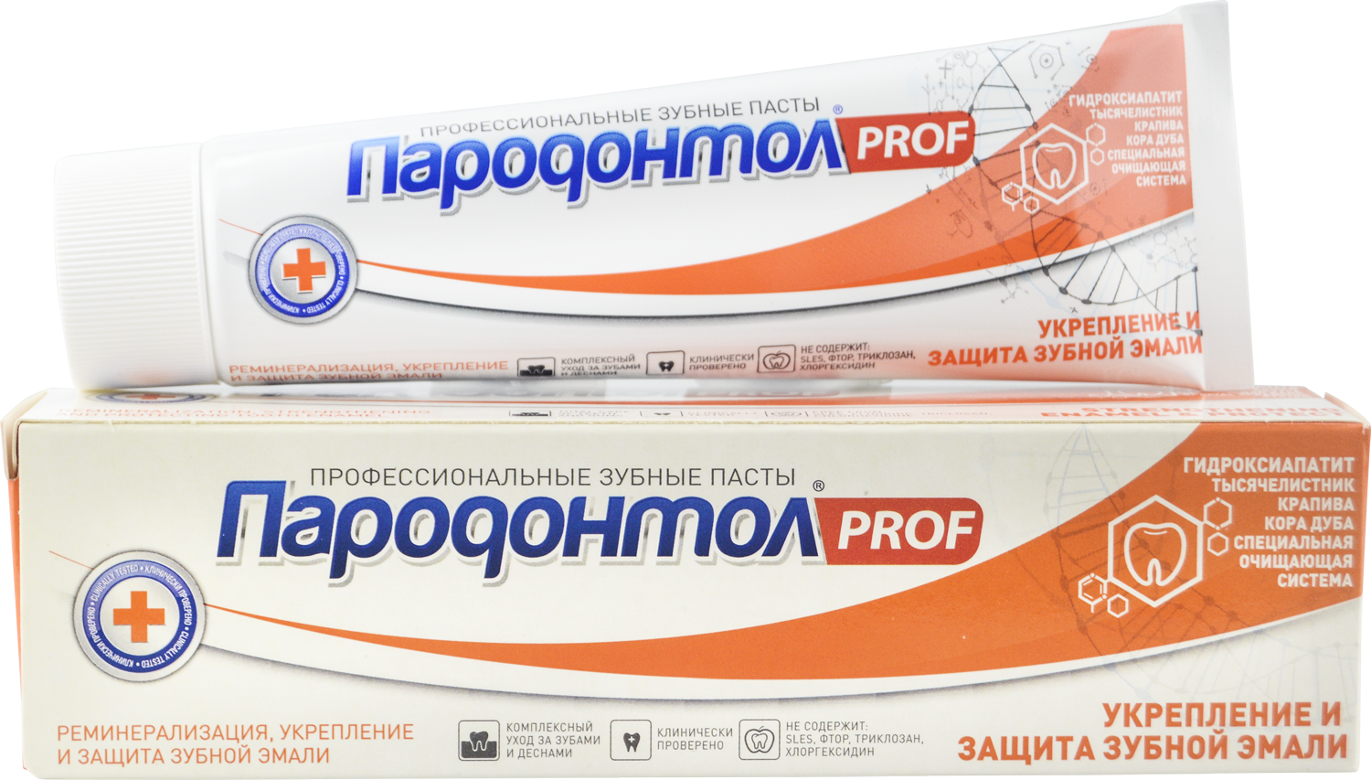 Зубная паста "Пародонтол" ("Parodontol") PROF Укрепление и защита зубной эмали