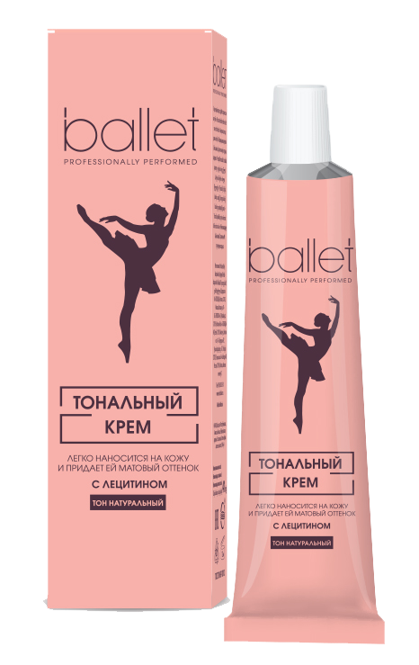 Крем тональный "Ballet" с лецитином тон натуральный