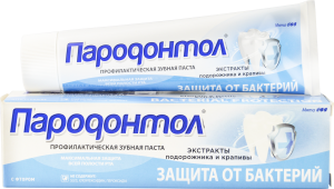 Зубная паста "Пародонтол" ("Parodontol") защита от бактерий 124 гр.