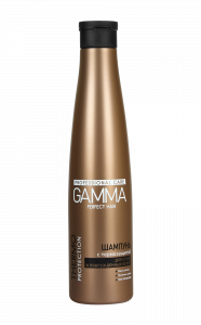 Шампунь GAMMA с термозащитой для сухих и поврежденных волос