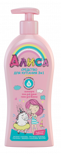 Средство для купания для детей "Алиса" 3 в 1