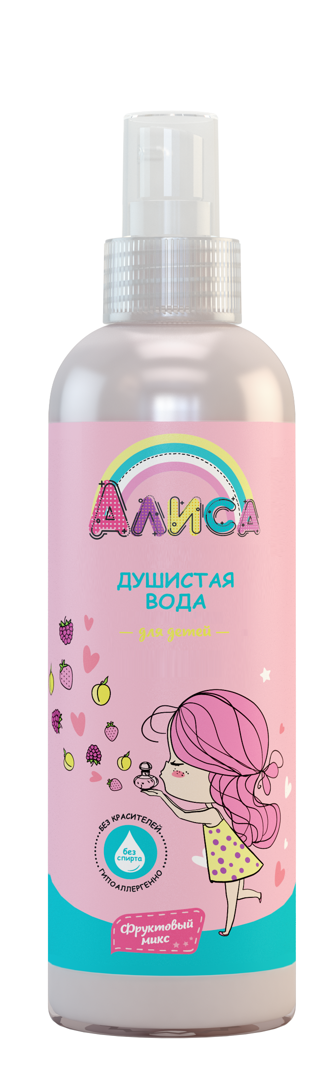 Душистая вода для детей "Алиса" фруктовый микс