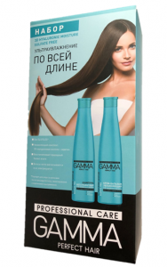 Подарочный набор GAMMA Perfect Hair (шампунь + бальзам с гиалур. к-той)