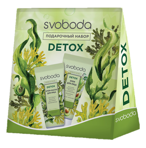 Подарочный набор SVOBODA detox (крем + крем-маска)