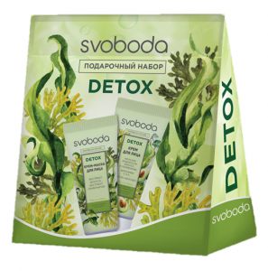 Подарочный набор SVOBODA detox (крем + крем-маска)