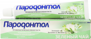 Зубная паста "Пародонтол" ("Parodontol")  зеленый чай 63 гр.