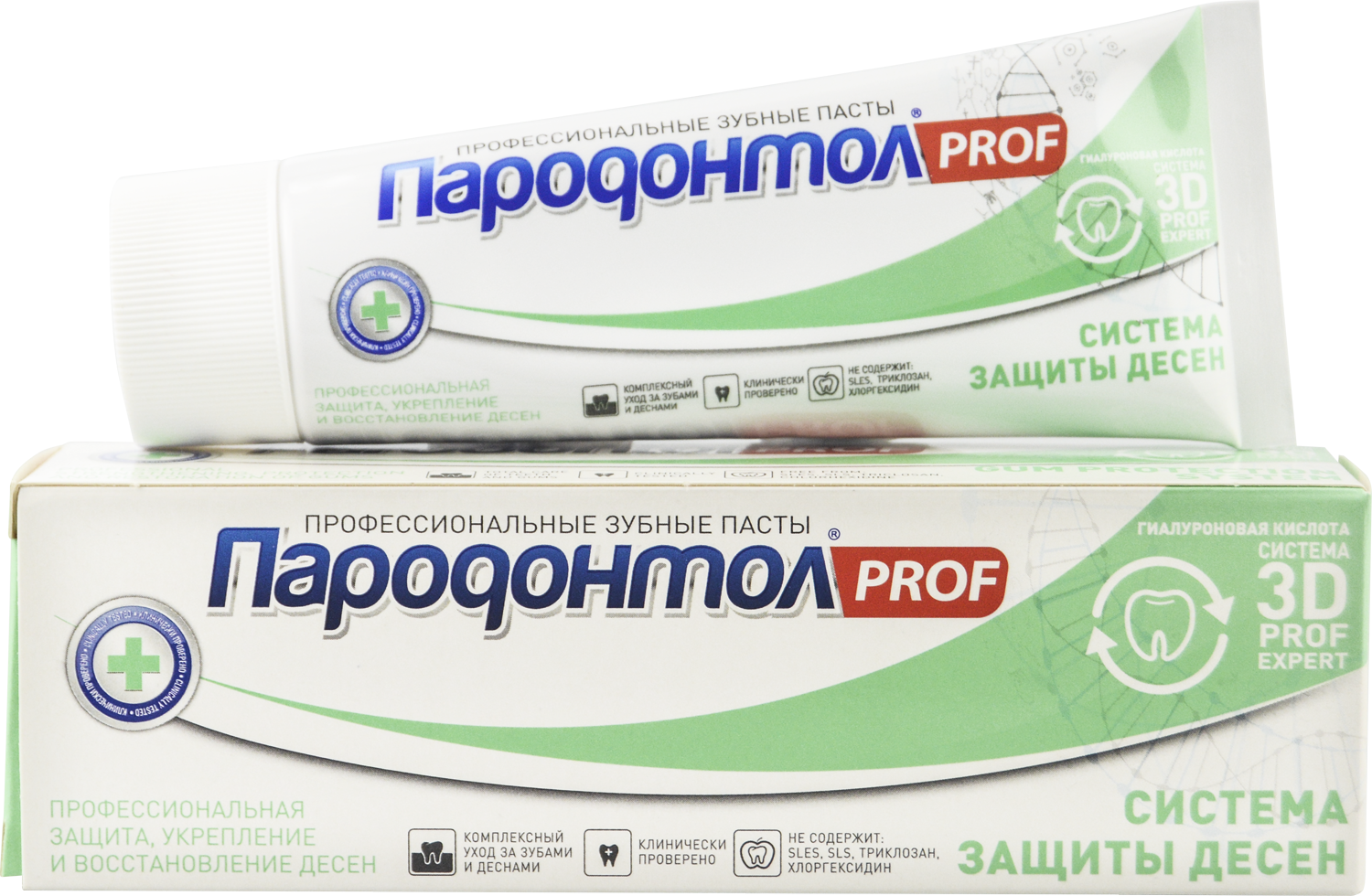 Зубная паста "Пародонтол" ("Parodontol") PROF Система защиты десен