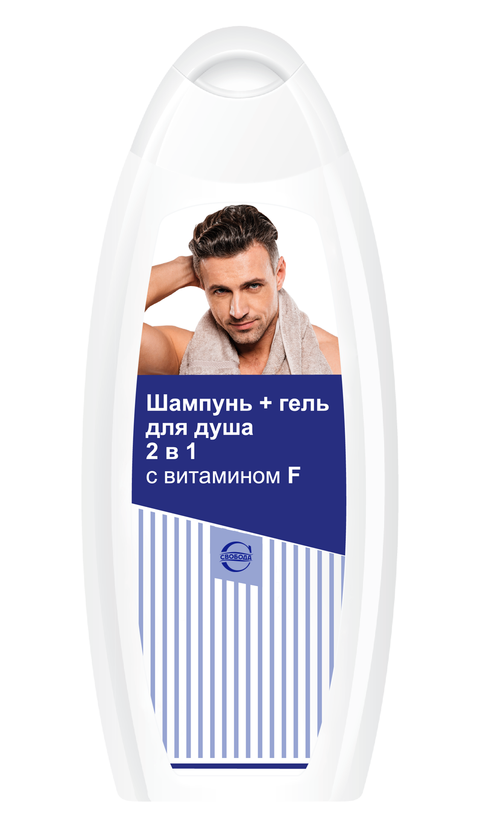 Шампунь + Гель для душа 2 в 1 "С витамином F"