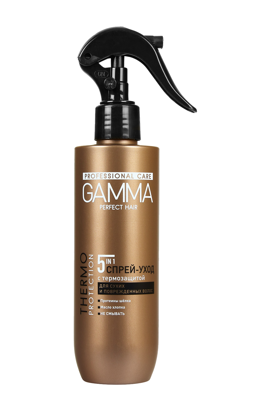 Спрей-уход для сухих и поврежденных волос GAMMA Perfect Hair с термозащитой