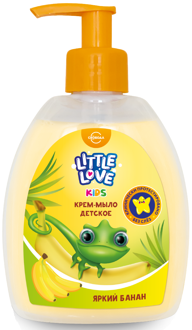 Крем-мыло детское Little Love яркий банан