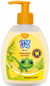 Крем-мыло детское Little Love яркий банан