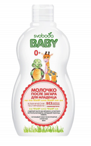 Молочко после загара для младенца SVOBODA Baby  0+