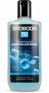 Подарочный набор SVOBODA MEN CARE (шампунь для волос, гель для душа, туалетное мыло)