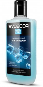 Подарочный набор SVOBODA MEN CARE (шампунь для волос, гель для душа, туалетное мыло)