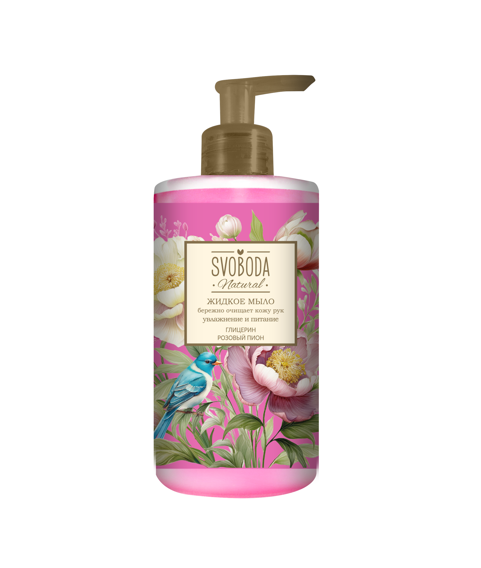 Жидкое мыло SVOBODA Розовый пион