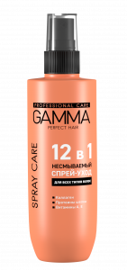 Несмываемый спрей-уход GAMMA Perfect Hair 12 в 1